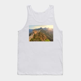 Great Wall of China Painting Tank Top